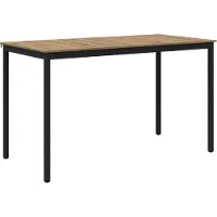 vidaXL Staande Bartafel Bewerkt hout Rechthoekig