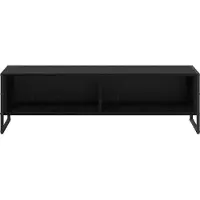 vidaXL TV Kast 100 x 36,5 x 30,5 cm Zwart Eiken Bewerkt hout
