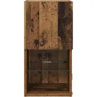 vidaXL Wandmeubel voor televisie, 30,5 x 30 x 60 cm, gerecycled hout