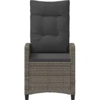 vidaXL Tuinstoel 2 pcs Grijs en Donkergrijs 56 x 60 x 112 cm