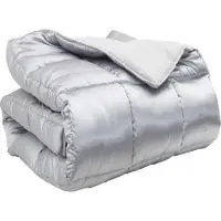 vidaXL Winter Duvet 200 x 220 cm 450 gsm Zilver