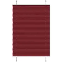 vidaXL Plissé rolgordijn 100x100 cm stofbreedte 99,4cm bordeauxrood