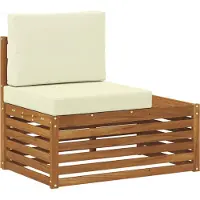 vidaXL 6 st Buiten bank set Massief Acacia Hout en Polyester