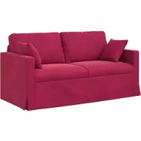 vidaXL Bank Wijnrood 158 x 78 x 80 cm Fluweel