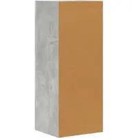 vidaXL Dressoir ELST, betonkleur, 40 x 35 x 100,5 cm, houtvezelplaat