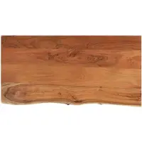 vidaXL Wastafelblad rechthoekig 120x60x2,5 massief acaciahout