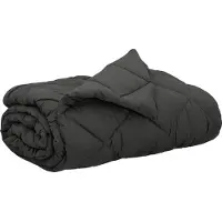 vidaXL Zomer Deken 200 x 200 cm Zomer 200 gsm Antraciet