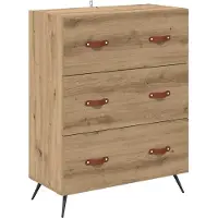 vidaXL Hoge kast Artisan-eikenhout, 69,5 x 34 x 180 cm, houtvezel