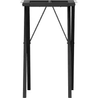 vidaXL Eettafelpoten X-frame 40x40x73 cm staal