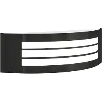 vidaXL Buitenwandlamp 2 pcs Zwart 32 x 10 x 10 cm RVS en plastic