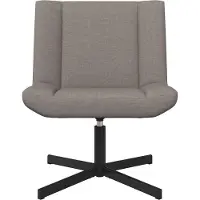vidaXL Draaistoel Taupe 63 x 75 x 76 cm Stof
