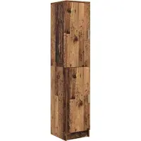 vidaXL Hoge kast van gerecycled hout, 35 x 39 x 168 cm