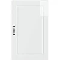 vidaXL Wandkast PORTO, hoogglans wit, 50 x 31 x 80 cm, houtvezel