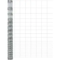vidaXL Weidehekwerk Zilver