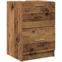 vidaXL Badkamerkast Oud Hout 40 x 37 x 59 cm Bewerkt hout