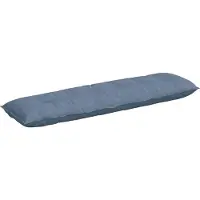 vidaXL Rugkussen Blauw 180 x 50 x 19 cm Corduroy stof