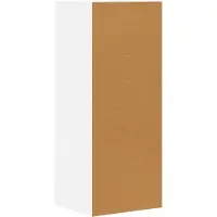 vidaXL Dressoir ELST, wit, 40 x 35 x 100,5 cm, houtvezel
