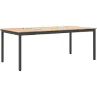 vidaXL Eettafel Naturel 200 x 100 x 75 cm Massief grenenhout
