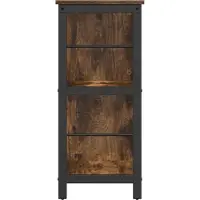 vidaXL Boekenplank 6-laags 82 x 32 x 144.5 cm Bewerkt hout Rook Eiken