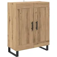 vidaXL Highboard 2 st Artisan Eiken 69,5 x 34 x 180 cm