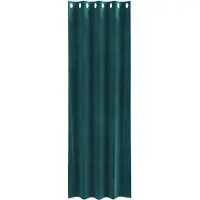 vidaXL Gordijnen 2 st Donkergroen 140 x 245 cm fluweel