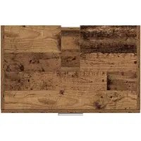 vidaXL Badkamerkast Oud Hout 59 x 37 x 59 cm Bewerkt hout
