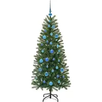 vidaXL Kunstkerstboom Groen 150 cm PE en PVC