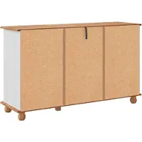 vidaXL Dressoir ASKIM, 133,5 x 40 x 79 cm, massief grenenhout