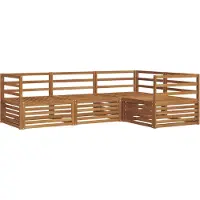 vidaXL Buiten bank set 4 st Naturel Massief Acacia Hout