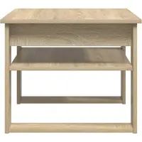vidaXL Salontafel Sonoma-eik, 64 x 54 x 44 cm, houtvezel