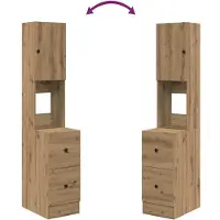 vidaXL Keukenbuffet Artisan Eiken 32 x 50 x 180 cm
