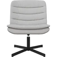 vidaXL Draaistoel Wolkgrijs 63 x 75 x 76 cm Stof