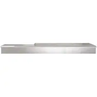 vidaXL Slakkenhekken 16 pcs 100 x 3,5 x 25 cm Roestvrij staal Zilver