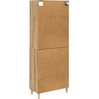 vidaXL Highboard Artisan Eiken 69,5 x 34 x 180 cm Bewerkt hout