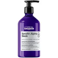 L'Oréal Professionnel Série Expert Keratin Alpha Sleek Shampoo 500 ml | Voor Beschadigd Haar