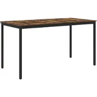 vidaXL Staande Bartafel Bewerkt hout Rechthoekig