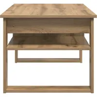 vidaXL Salontafel Artisan-Eik, 96 x 54 x 44 cm, houtvezel