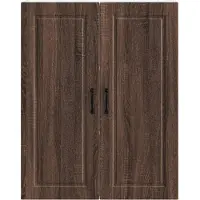 vidaXL Wandkast PORTO, bruin, eikenlook, 80 x 31 x 100 cm