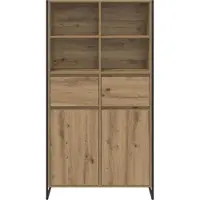vidaXL Dressoir Ambachtelijk Eiken 81 x 36 x 150.5 cm Bewerkt hout