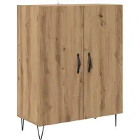 vidaXL Hoge kast Artisan-eikenhout, 69,5 x 34 x 90 cm, houtvezel