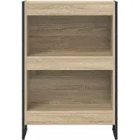 vidaXL Boekenkast 60 x 30 x 86,5 cm Bewerkt hout Sonoma