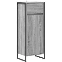 vidaXL Badkamerkast Grijs Sonoma 40 x 30 x 100 cm Bewerkt hout