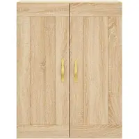 vidaXL Wandkast 69,5x34x90 cm bewerkt hout sonoma eikenkleurig