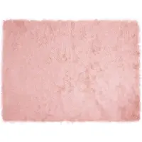 vidaXL Tapijt van imitatie schapenvacht TAFALLA Roze 160 x 230 cm