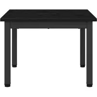 vidaXL Salontafel, zwart, eikenlook, 50 x 50 x 36 cm, houtvezel