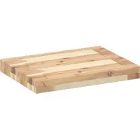 vidaXL Wandschappen 2 st zwevend 60x30x4 cm onbehandeld acaciahout