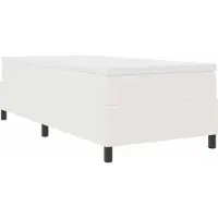 vidaXL Platformbedframe Crème 80 x 200 cm Corduroy stof