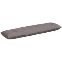 vidaXL Rugkussen Taupe 200 x 19 x 50 cm Stof