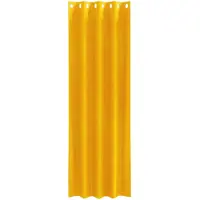vidaXL Verduisterende gordijnen 2 st Mosterdgeel 140 x 225 cm Fluweel
