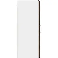 vidaXL Wandkast LUCCA Bruin eiken 30 x 31 x 80 cm Bewerkt hout